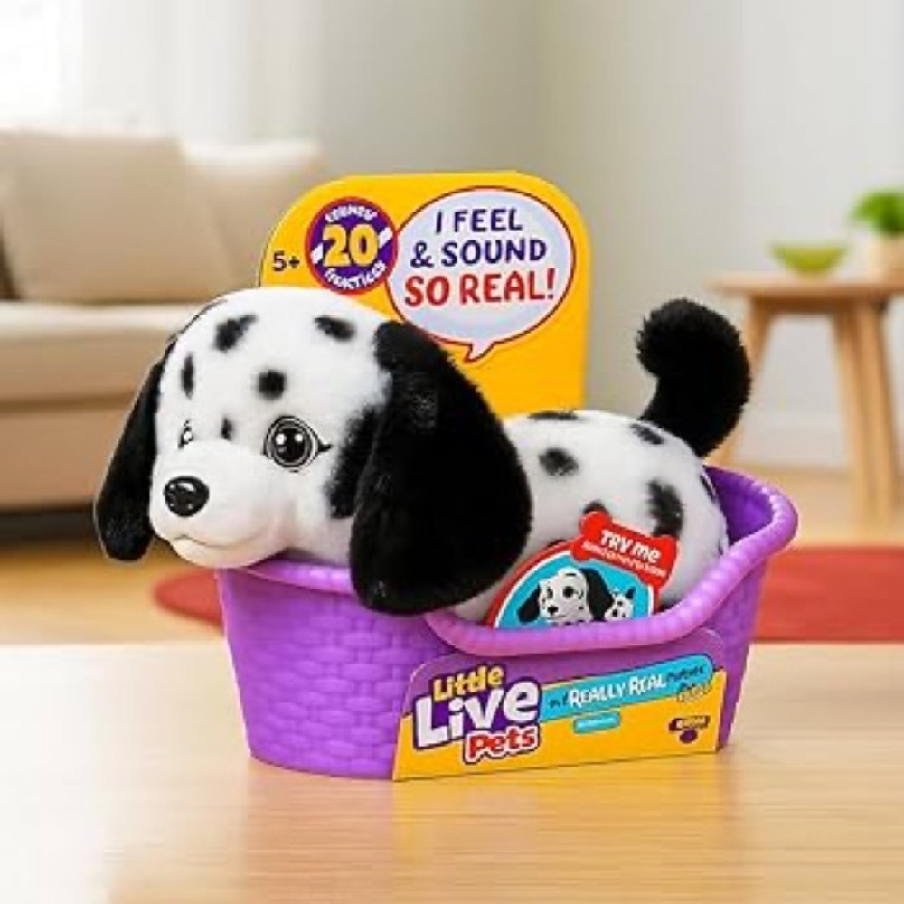 Little Live Pets Dalmatian Stuffed Animal
